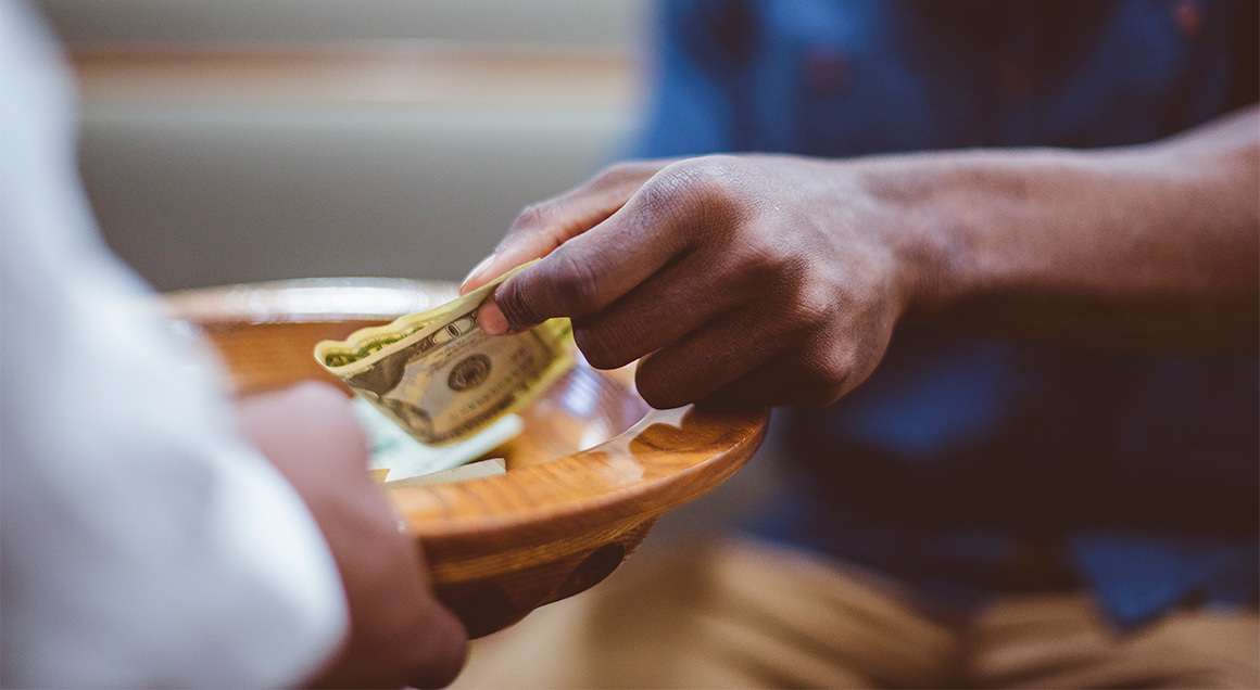 LS Money In Offering Plate