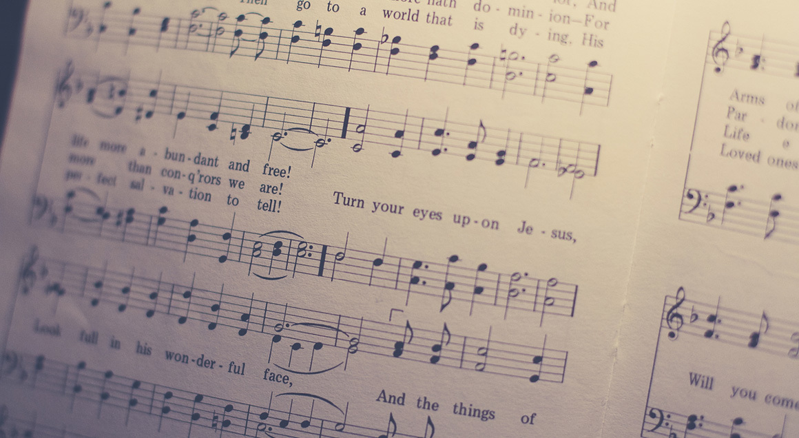 Sheet music hymnal choir 72px